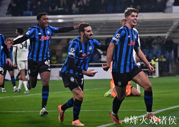 欧冠联赛第6轮亚特兰大主场2-1切尔西 亚特兰大1 欧冠联赛第6轮亚特兰大主场2-1切尔西 亚特兰大1